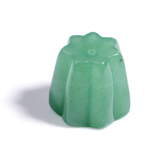 GREEN AVENTURINE STONE INCENSE HOLDER